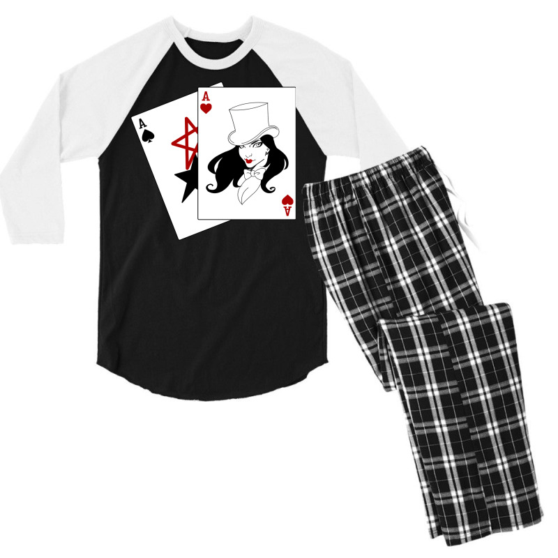 Zatanna Men's 3/4 Sleeve Pajama Set by wungdrgamg | Artistshot