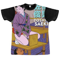 Toshio Saeki Golden Shower Graphic T-shirt | Artistshot