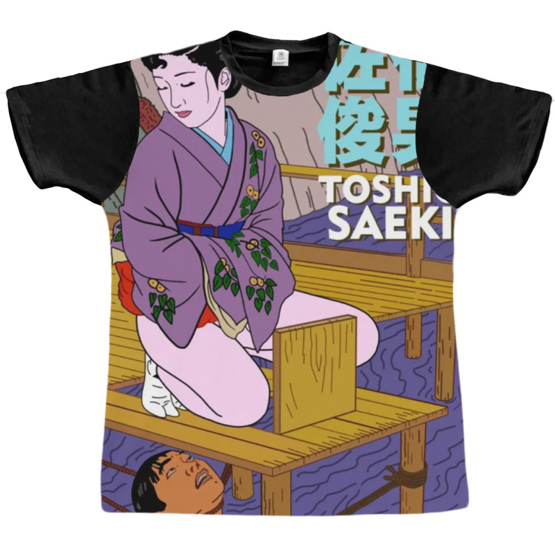 Toshio Saeki Golden Shower Graphic T-shirt | Artistshot