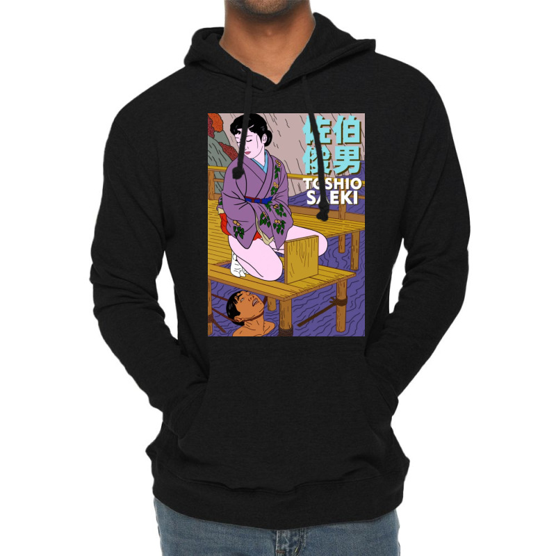 Toshio Saeki Golden Shower Lightweight Hoodie | Artistshot