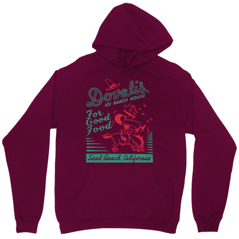 Dovalis Ranch House Retro Mid Century Aesthetic Unisex Hoodie | Artistshot