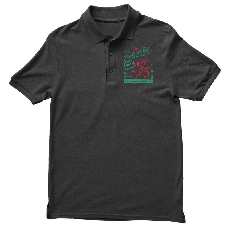 Dovalis Ranch House Retro Mid Century Aesthetic Men's Polo Shirt | Artistshot