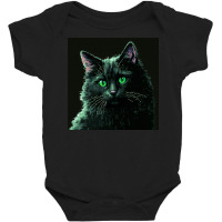 Kitty Have Green Eyes Baby Bodysuit | Artistshot