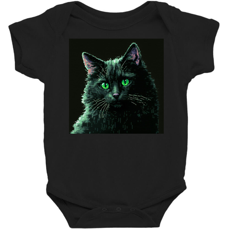 Kitty Have Green Eyes Baby Bodysuit by TheDol | Artistshot