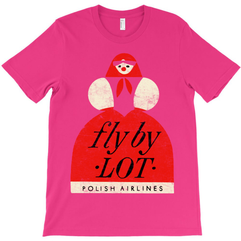 Fly By Lot Polish Airline Faded Vintage Style1 T-shirt | Artistshot