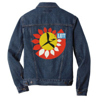 Fly By Lot Polish Airline Faded Vintage Style2 Men Denim Jacket | Artistshot