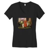 1971, Official Portrait Of The Military Junta Art Women's V-neck T-shirt | Artistshot