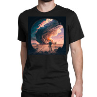 Boy Looking At The Dust Classic T-shirt | Artistshot