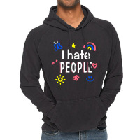 I Hate People Vintage Hoodie | Artistshot