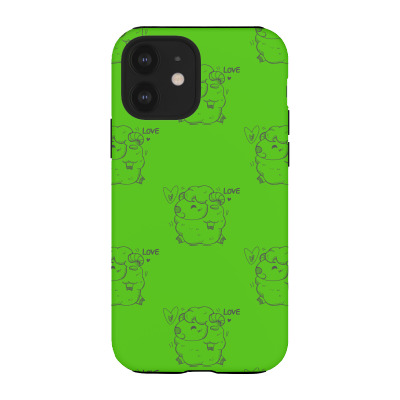 Happy Love And Life Sheep Iphone 12 Case Designed By Icang Waluyo