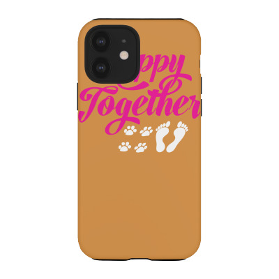 Happy Together With Pet Iphone 12 Case Designed By Icang Waluyo