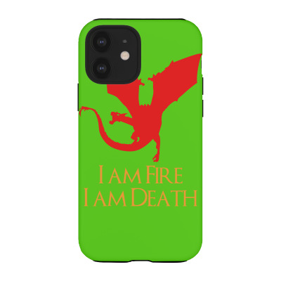 I Am Fire I Am Death Iphone 12 Case Designed By Icang Waluyo
