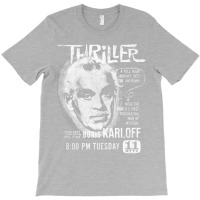 Boris Karloff Thriller Vintage Horror Aesthetic T-shirt | Artistshot