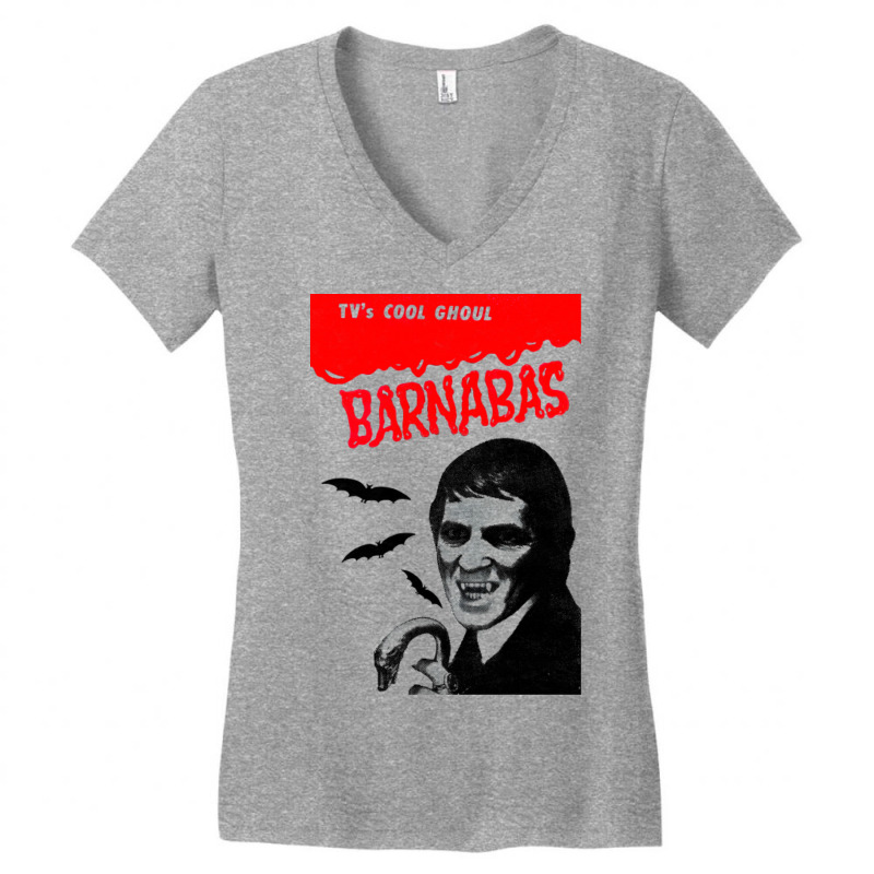 Barnabas 60s Tv Ghoul Women's V-Neck T-Shirt by monzenaljackv | Artistshot