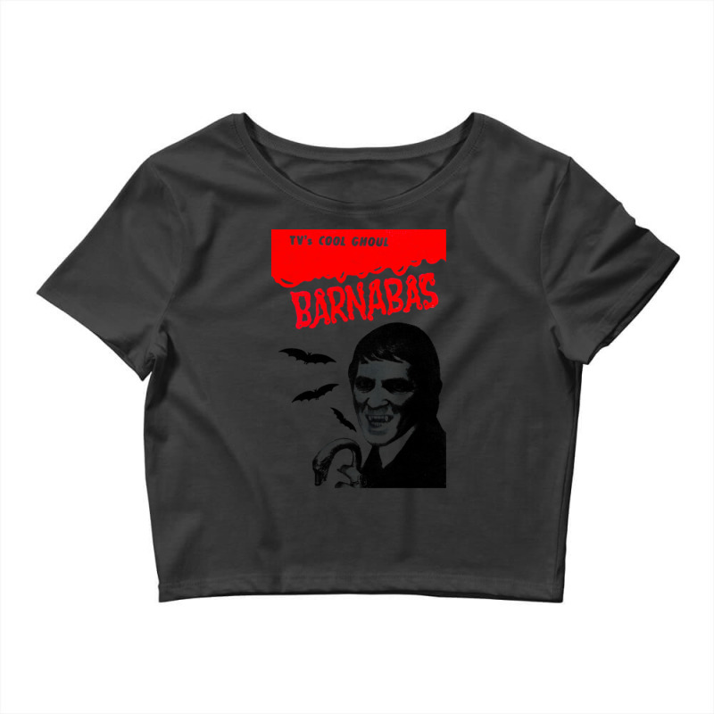 Barnabas 60s Tv Ghoul Crop Top by monzenaljackv | Artistshot