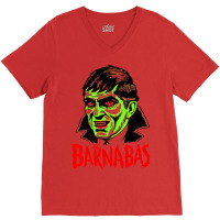 Barnabas Collins Vintage Horror Aesthetic V-neck Tee | Artistshot