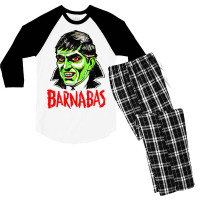 Barnabas Collins Vintage Horror Aesthetic Men's 3/4 Sleeve Pajama Set | Artistshot