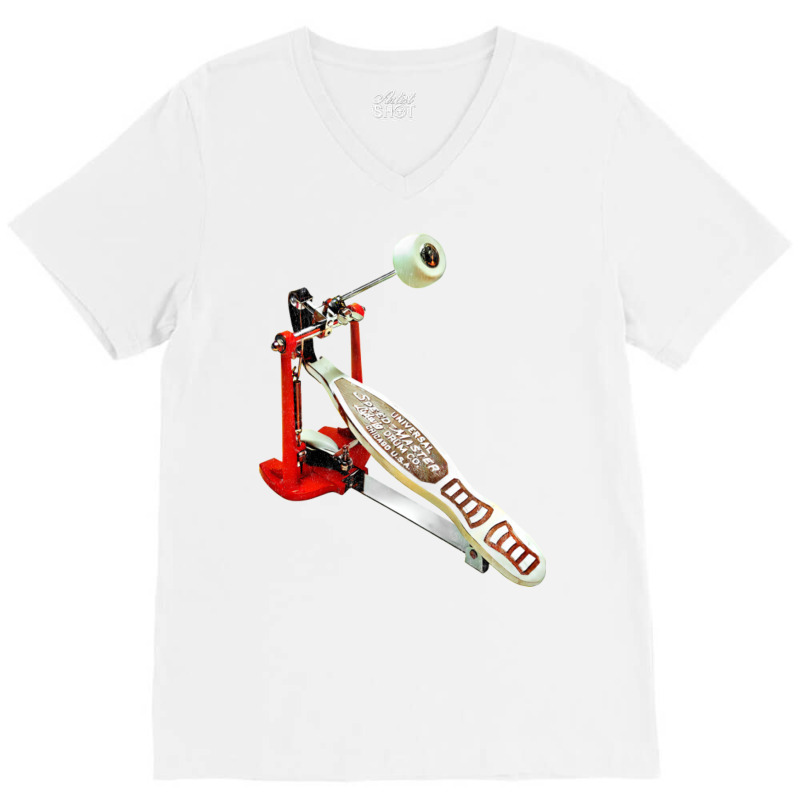 Drum Pedal Drumming Lover Gift V-Neck Tee by baidyavirendk | Artistshot