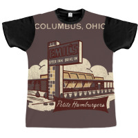 Emils Columbus Ohio Vintage 70s Diner Graphic T-shirt | Artistshot