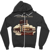 Emils Columbus Ohio Vintage 70s Diner Zipper Hoodie | Artistshot