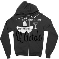 El Gordo Steakhouse 60s Aesthetic Zipper Hoodie | Artistshot