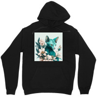 Blue Cat Have Various Poses Unisex Hoodie | Artistshot