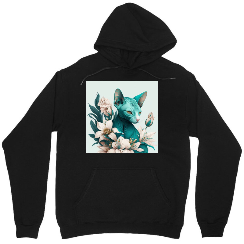 Blue Cat Have Various Poses Unisex Hoodie by TheDol | Artistshot