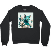 Blue Cat Have Various Poses Crewneck Sweatshirt | Artistshot