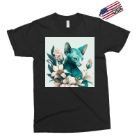 Blue Cat Have Various Poses Exclusive T-shirt | Artistshot