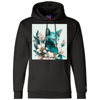 Blue Cat Have Various Poses Champion Hoodie | Artistshot