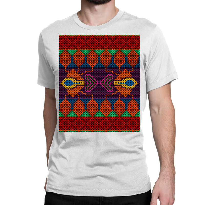 Ai. Abstract Seamless Pattern Stylized As Artific Classic T-shirt | Artistshot