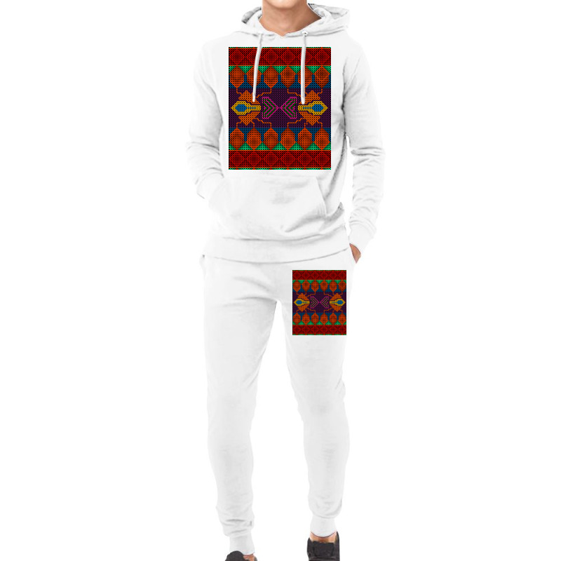 Ai. Abstract Seamless Pattern Stylized As Artific Hoodie & Jogger Set | Artistshot