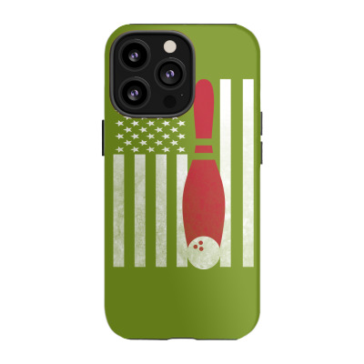 Bowling Bowler - America Usa Flag Iphone 13 Pro Case Designed By Rardesign