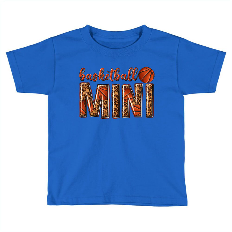 Basketball Mini With Leopard Toddler T-shirt by enoddigitalart@gmail.com | Artistshot