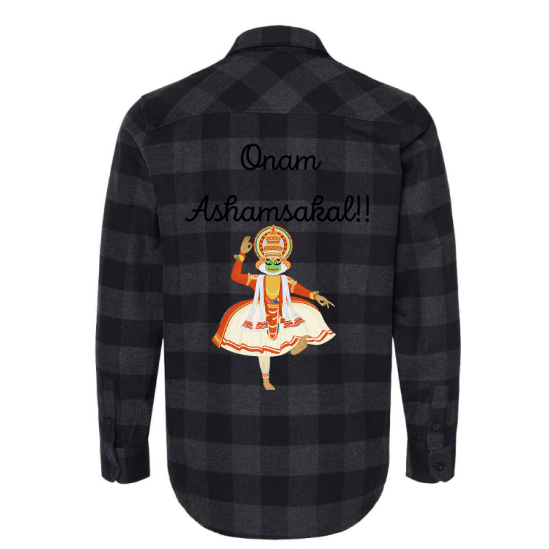 Onam Ashamsakal (happy Onam) Flannel Shirt by JOHN CHAVEZ | Artistshot