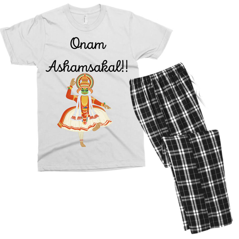 Onam Ashamsakal (happy Onam) Men's T-shirt Pajama Set by JOHN CHAVEZ | Artistshot