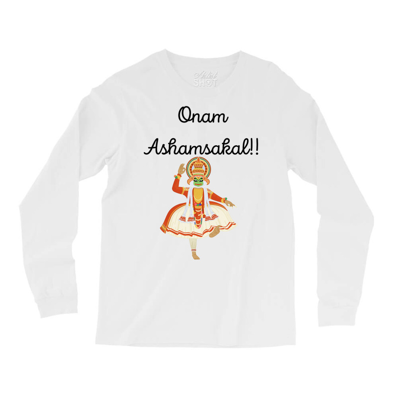 Onam Ashamsakal (happy Onam) Long Sleeve Shirts by JOHN CHAVEZ | Artistshot