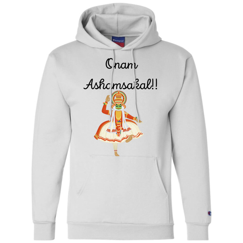 Onam Ashamsakal (happy Onam) Champion Hoodie by JOHN CHAVEZ | Artistshot