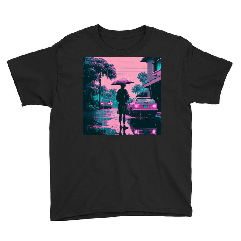 Coconut Trees At Sunset 80's Youth Tee by Creative Corner | Artistshot