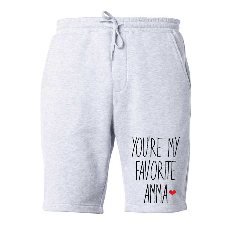 You Re My Favorite Amma Fleece Short by JOHN CHAVEZ | Artistshot