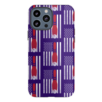 Bowling Bowler - America Usa Flag Iphone 13 Pro Max Case Designed By Rardesign