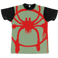 Miles Morales Crest Graphic T-shirt | Artistshot