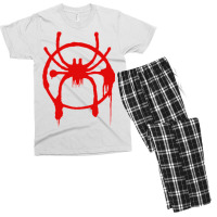 Miles Morales Crest Men's T-shirt Pajama Set | Artistshot