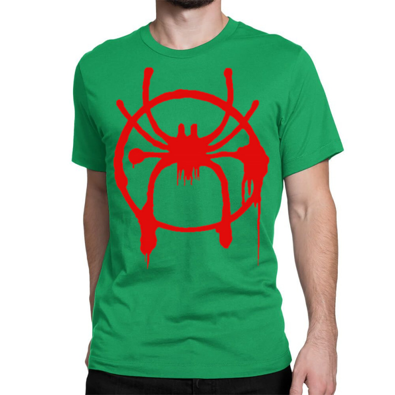 Miles Morales Crest Classic T-shirt by tarabadroeseg | Artistshot