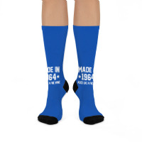 Made In 1964 Aged Like A Fine Wine Crew Socks | Artistshot