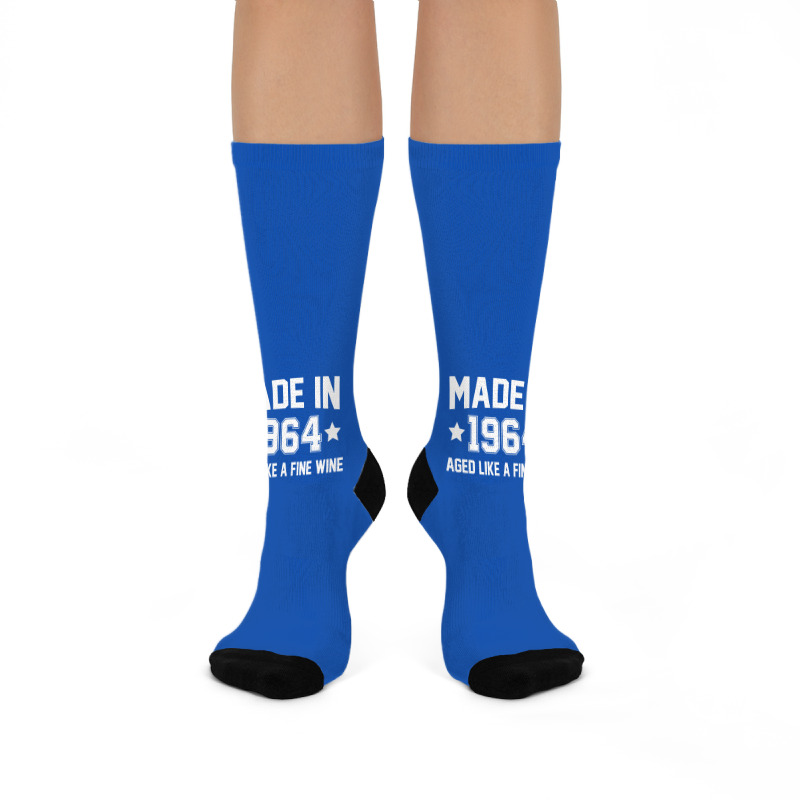 Made In 1964 Aged Like A Fine Wine Crew Socks | Artistshot