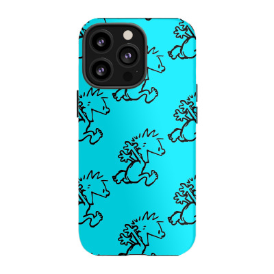 Calvin & Hobbes Comic Running Naked Iphone 13 Pro Case Designed By Andini