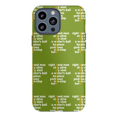 Hamilton Revolutionaries Iphone 13 Pro Max Case Designed By Tabby