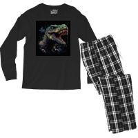 Angry Dinosaurs Men's Long Sleeve Pajama Set | Artistshot