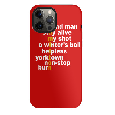 Hamilton Revolutionaries Iphone 12 Pro Max Case Designed By Tabby